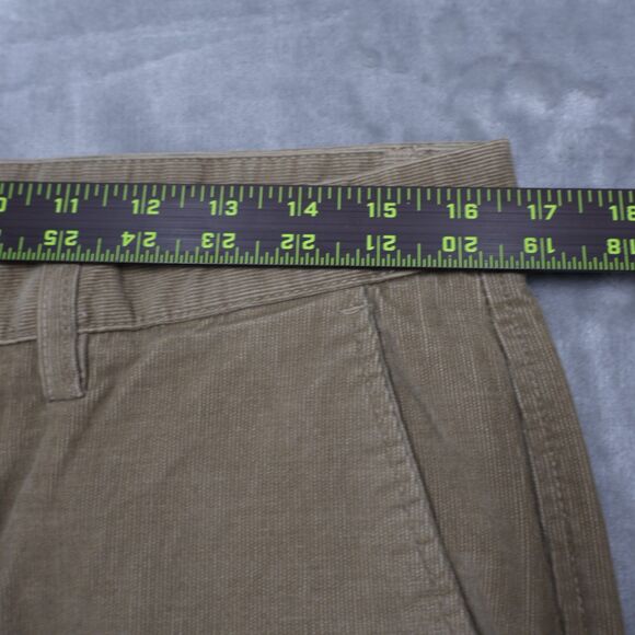 Banana Republic Pants Mens Size 33x32 Brown Relaxed Straight Cotton Corduroy - Picture 3 of 12